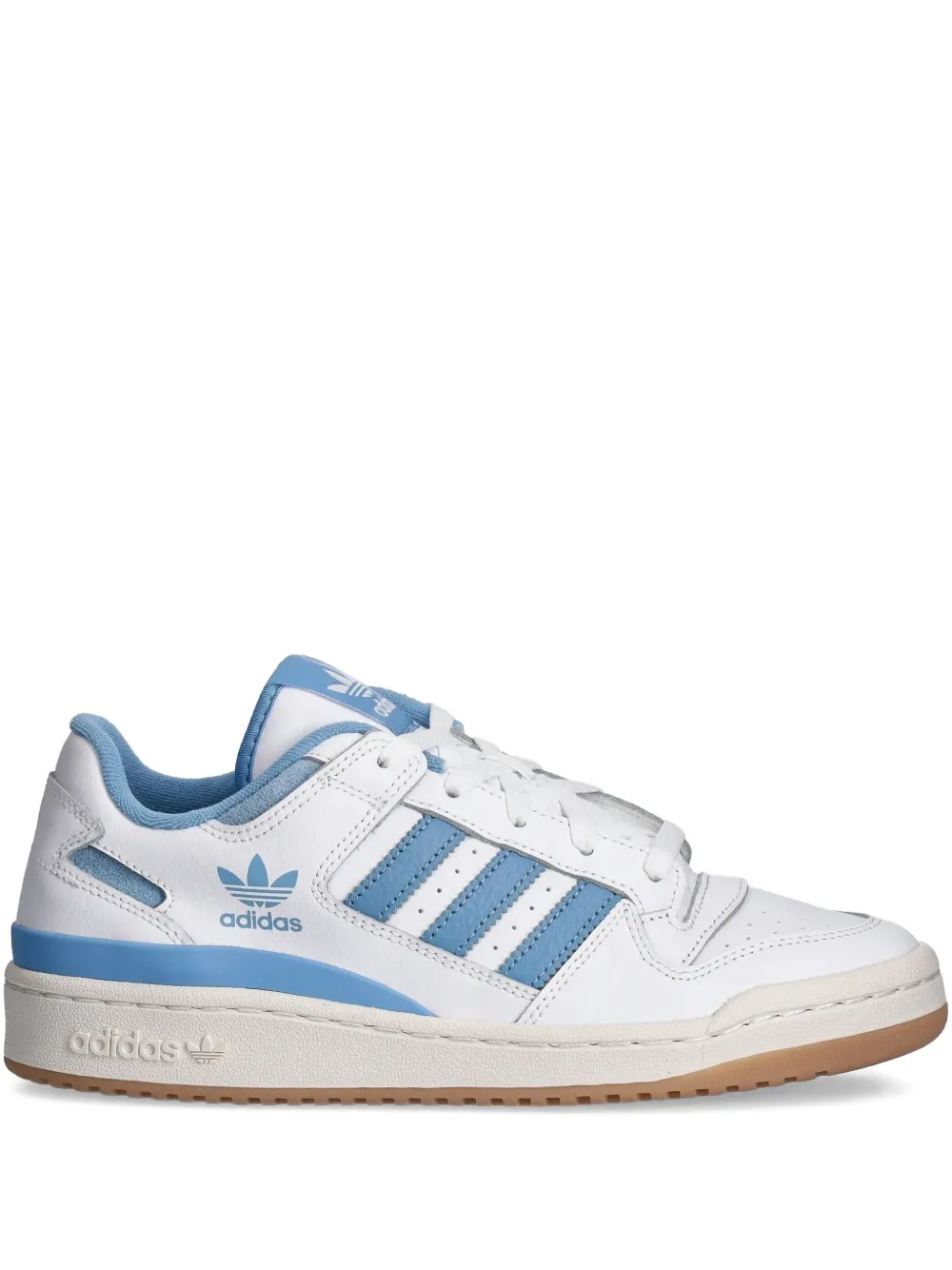 adidas three-stripe leather trainers - ホワイト adidas three-stripe leather trainers - ホワイト