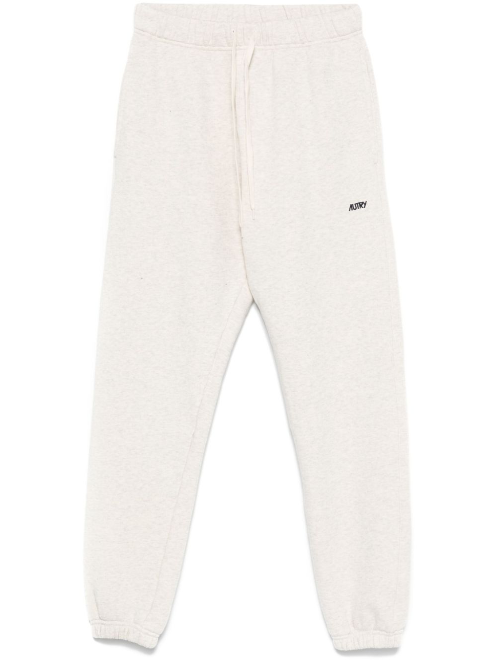 Autry logo-embroidered track pants Beige