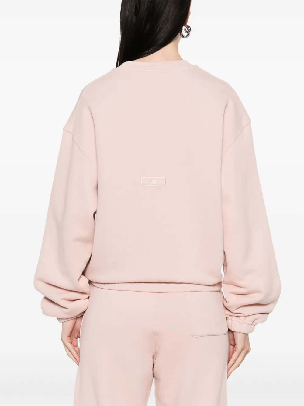 Autry Sweater met geborduurd logo Roze