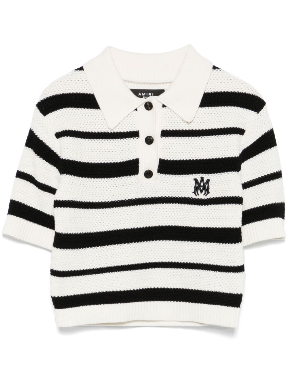 MA Striped polo shirt