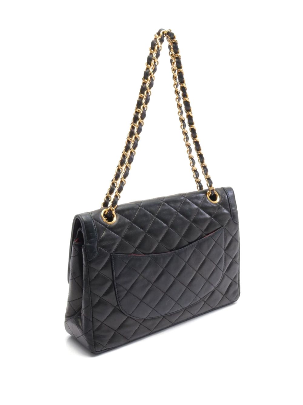 CHANEL Pre-Owned 2000s flap chain shoulder bag - Zwart