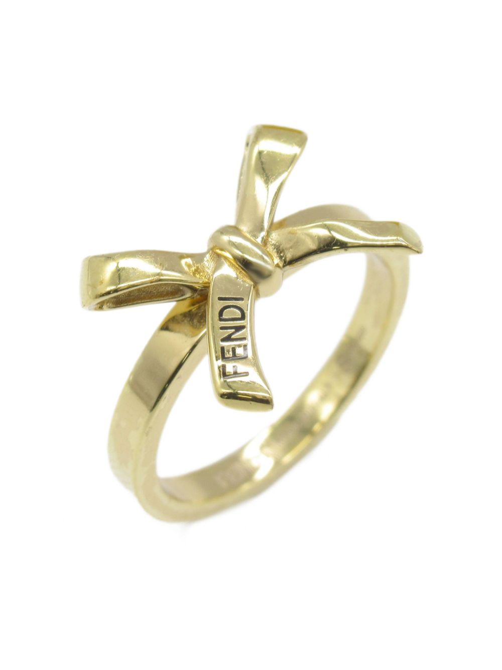 Fendi Pre-Owned 2010s Ribbon ring - Goud