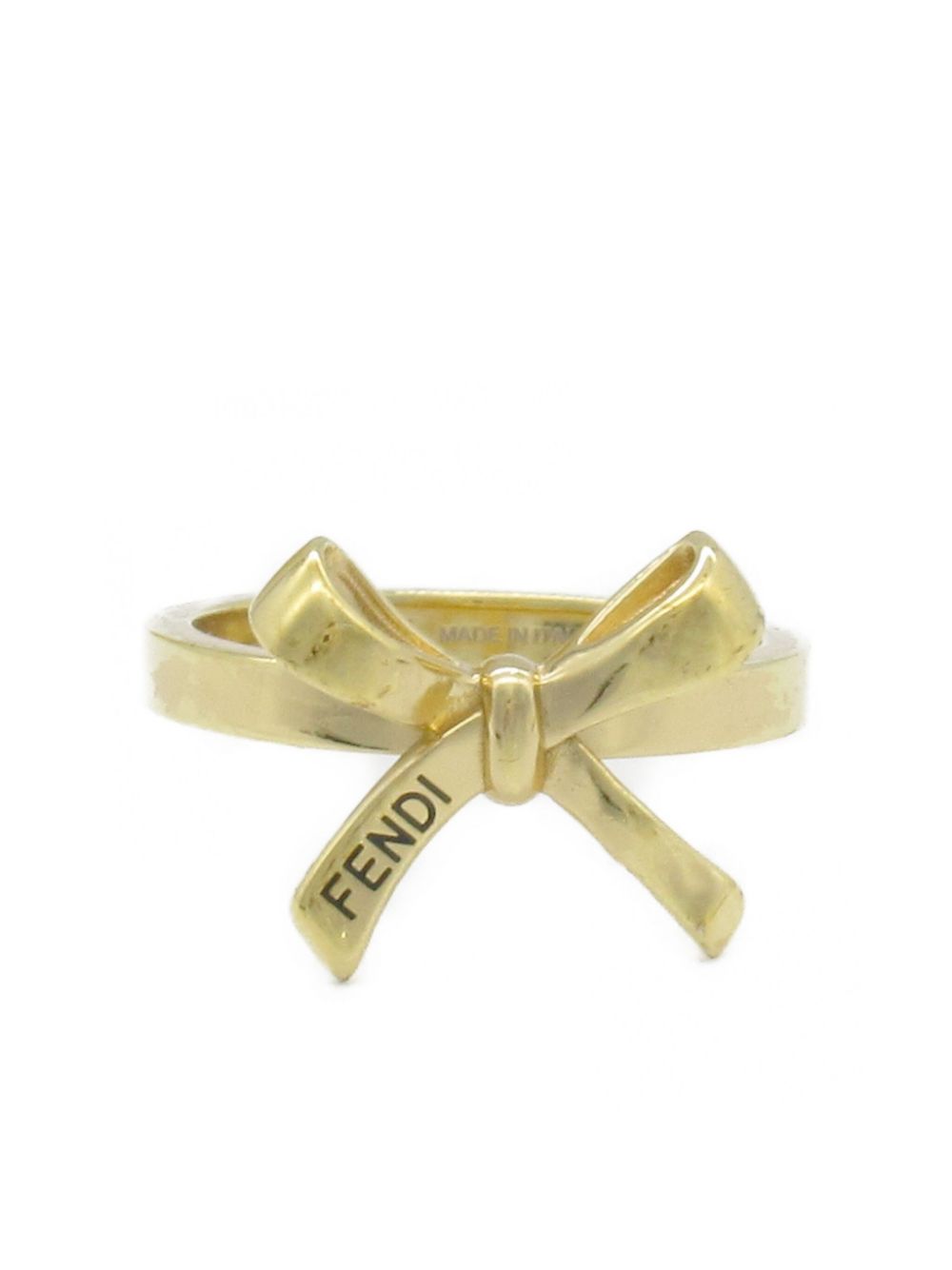 Fendi Pre-Owned 2010s Ribbon ring - Gold