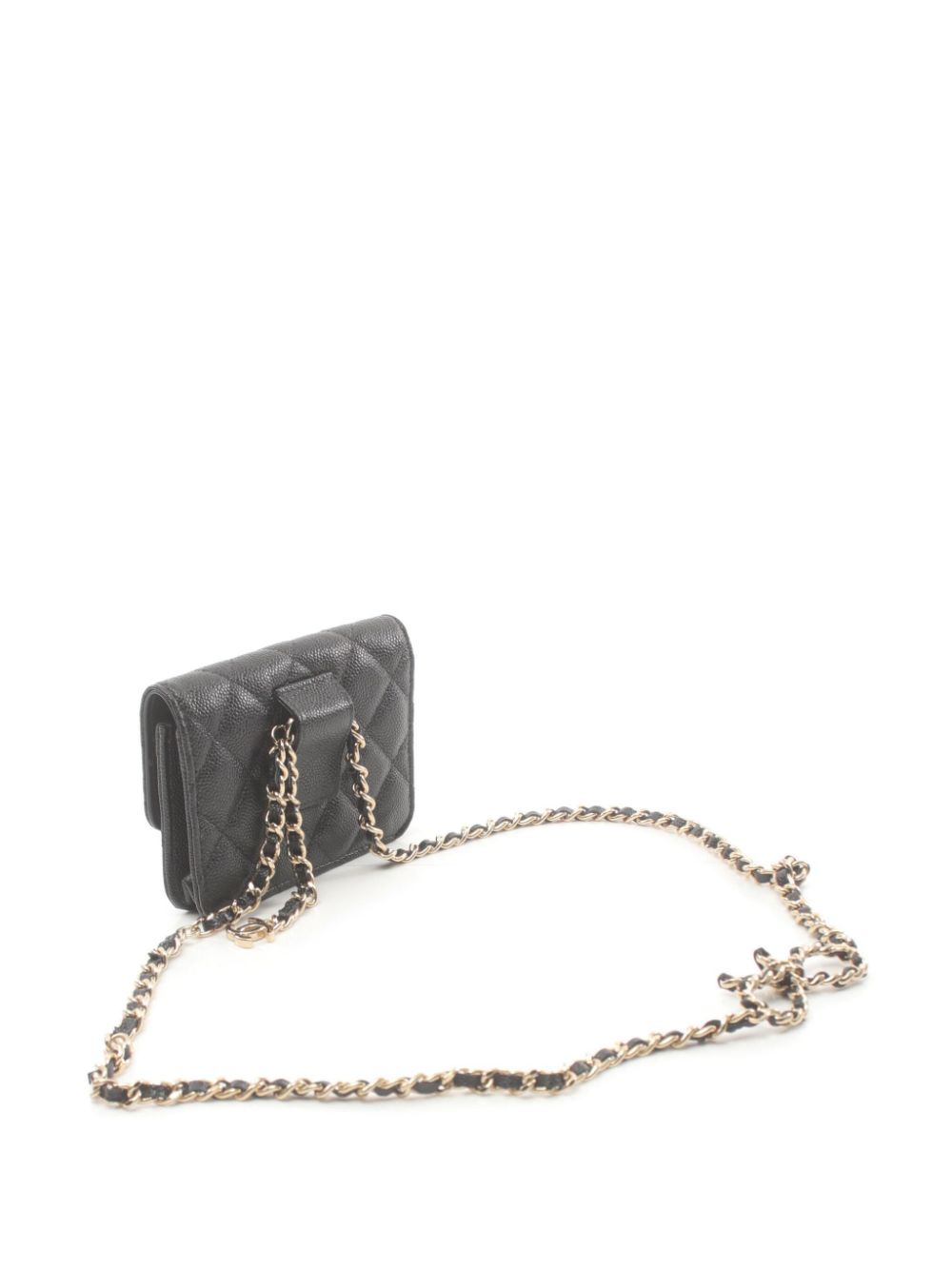 CHANEL Pre-Owned 2010s chain belt bag - Zwart