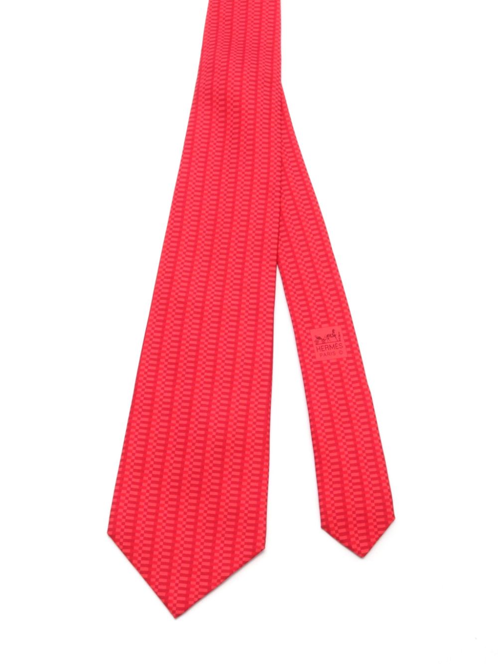 Hermès Pre-Owned 2010s silk tie - Rood