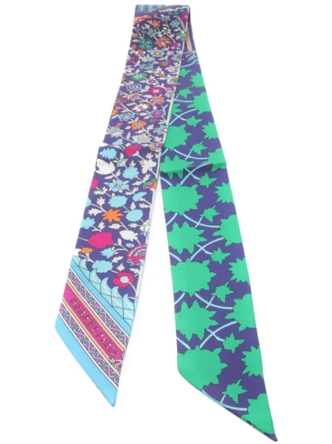 Hermès Pre-Owned mascada con estampado Twilly Tapis Persans 2010