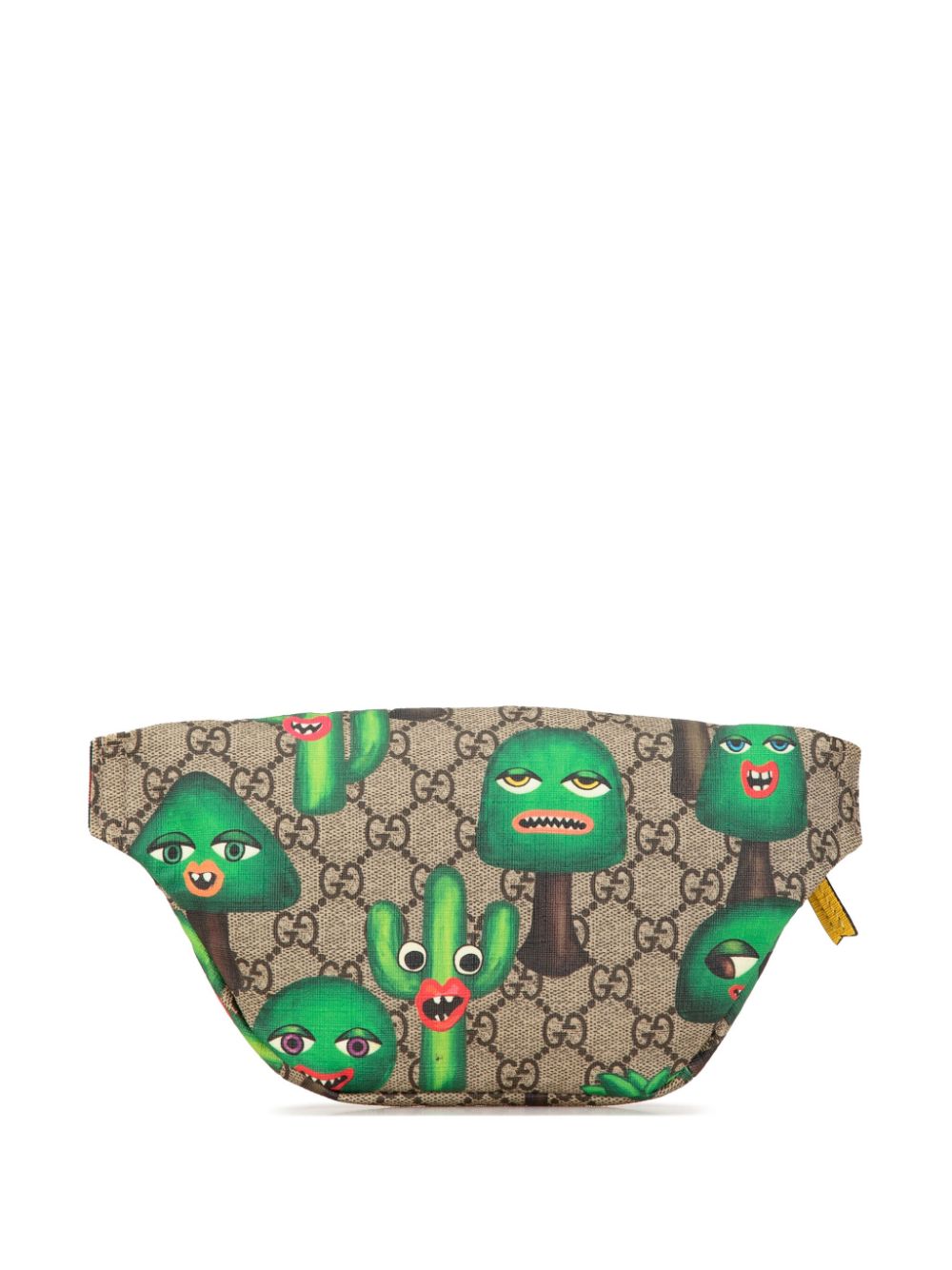 Gucci Pre-Owned 2016-2024 GG Supreme Smiling Plants Kids belt bag - Bruin