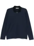 Canali jersey polo shirt - Blue