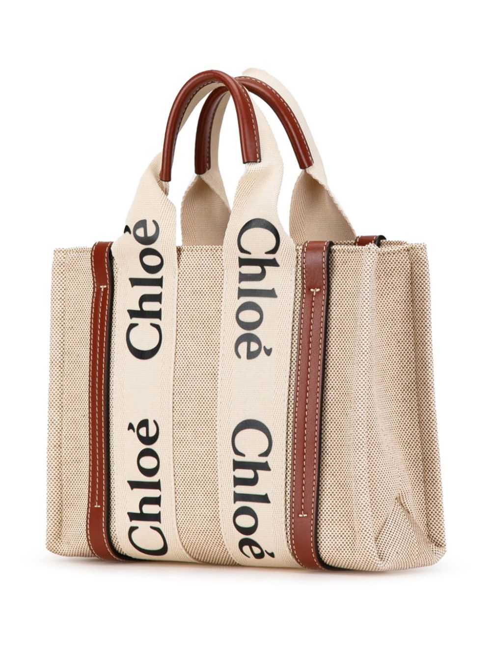 Chloé Pre-Owned 2000 Small Canvas Woody tote bag - Brown