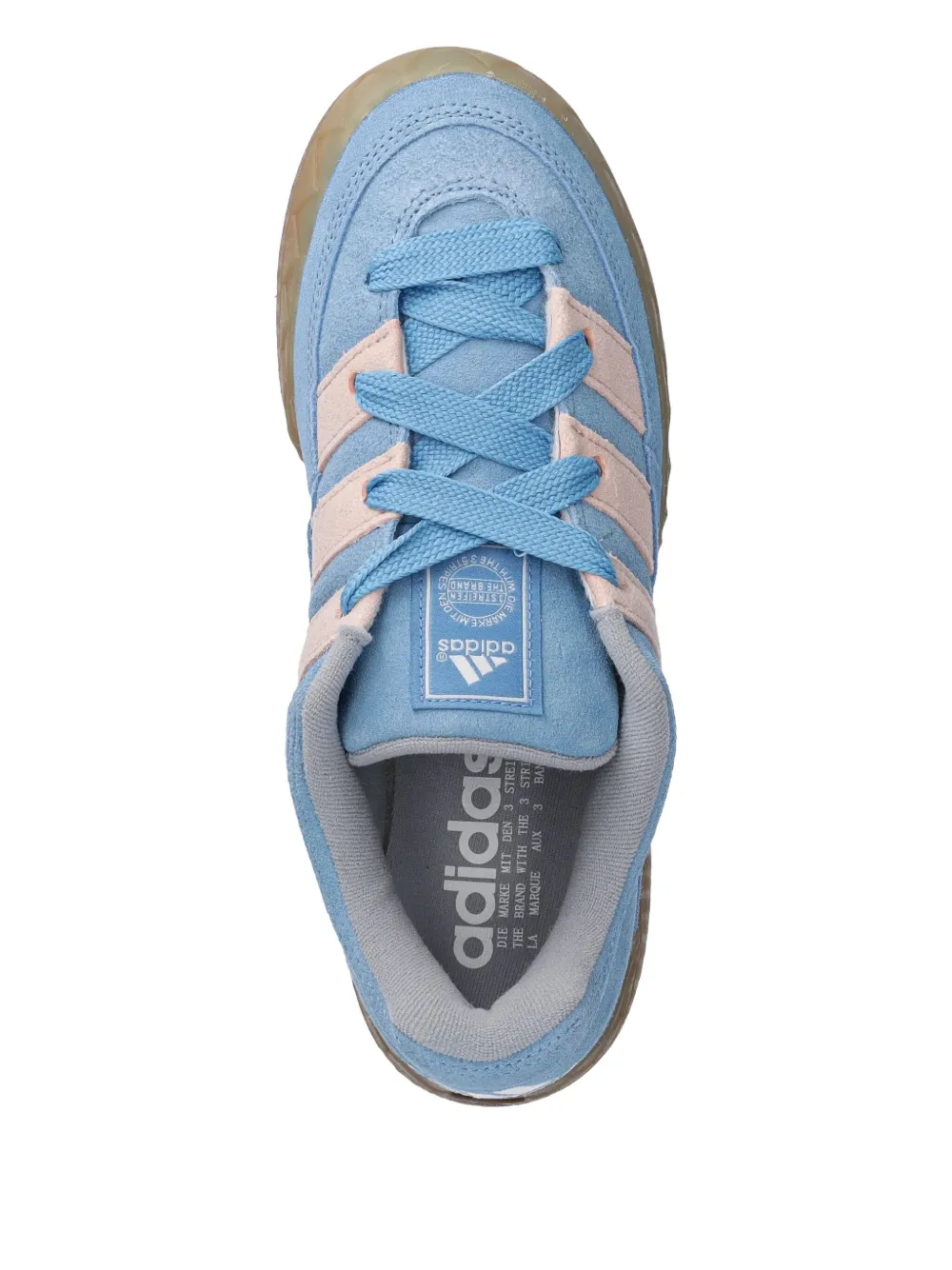 adidas Suède sneakers met drie strepen Blauw