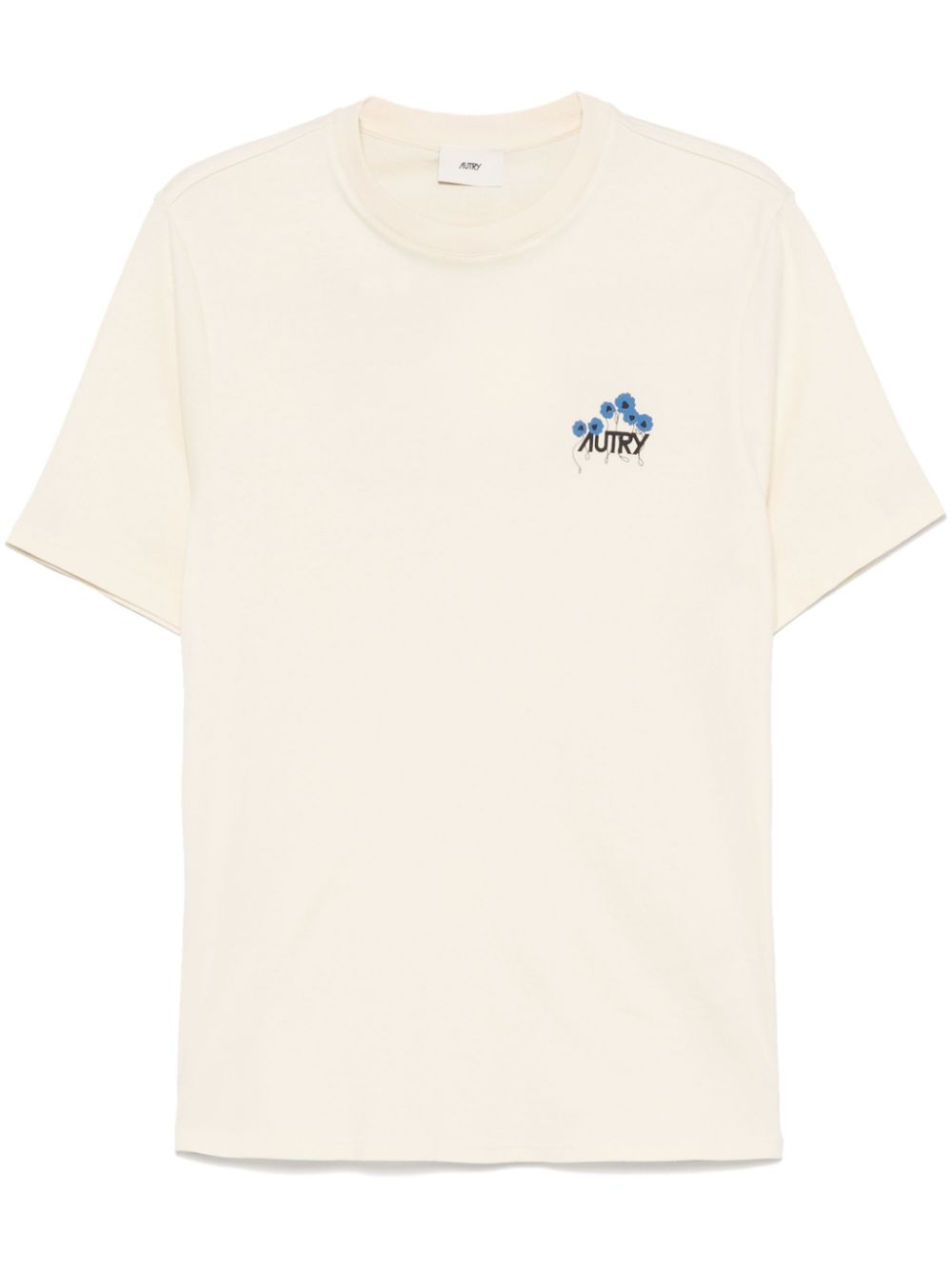 Autry logo-print T-shirt Beige