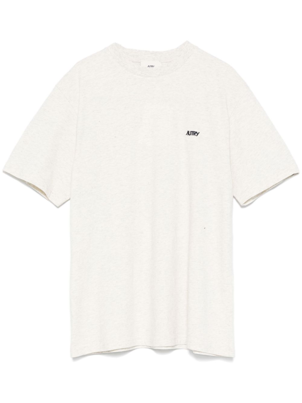 Autry logo-embroidered T-shirt Beige