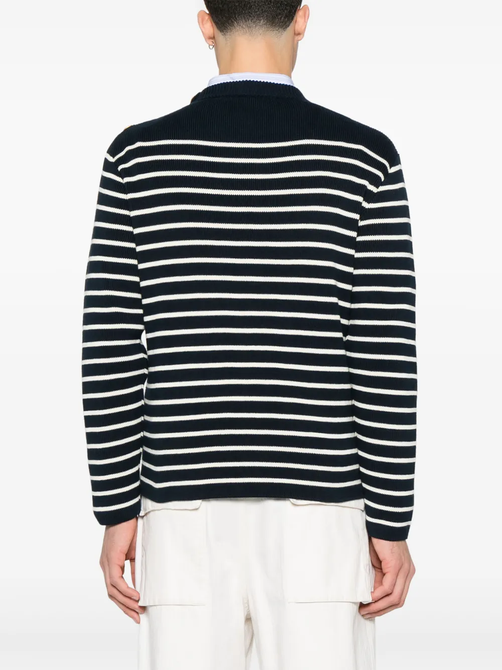 Valentino Garavani Gestreepte trui Blauw