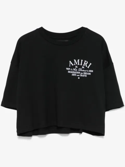 AMIRI Arts District cropped T-shirt