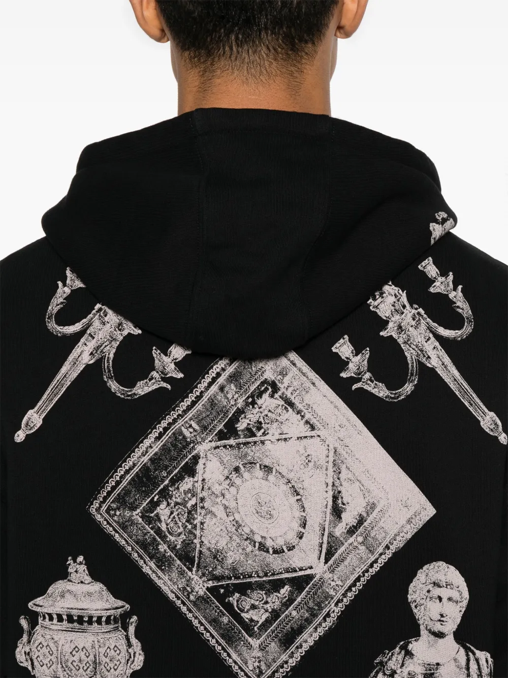 Givenchy Hubert hoodie met print Zwart