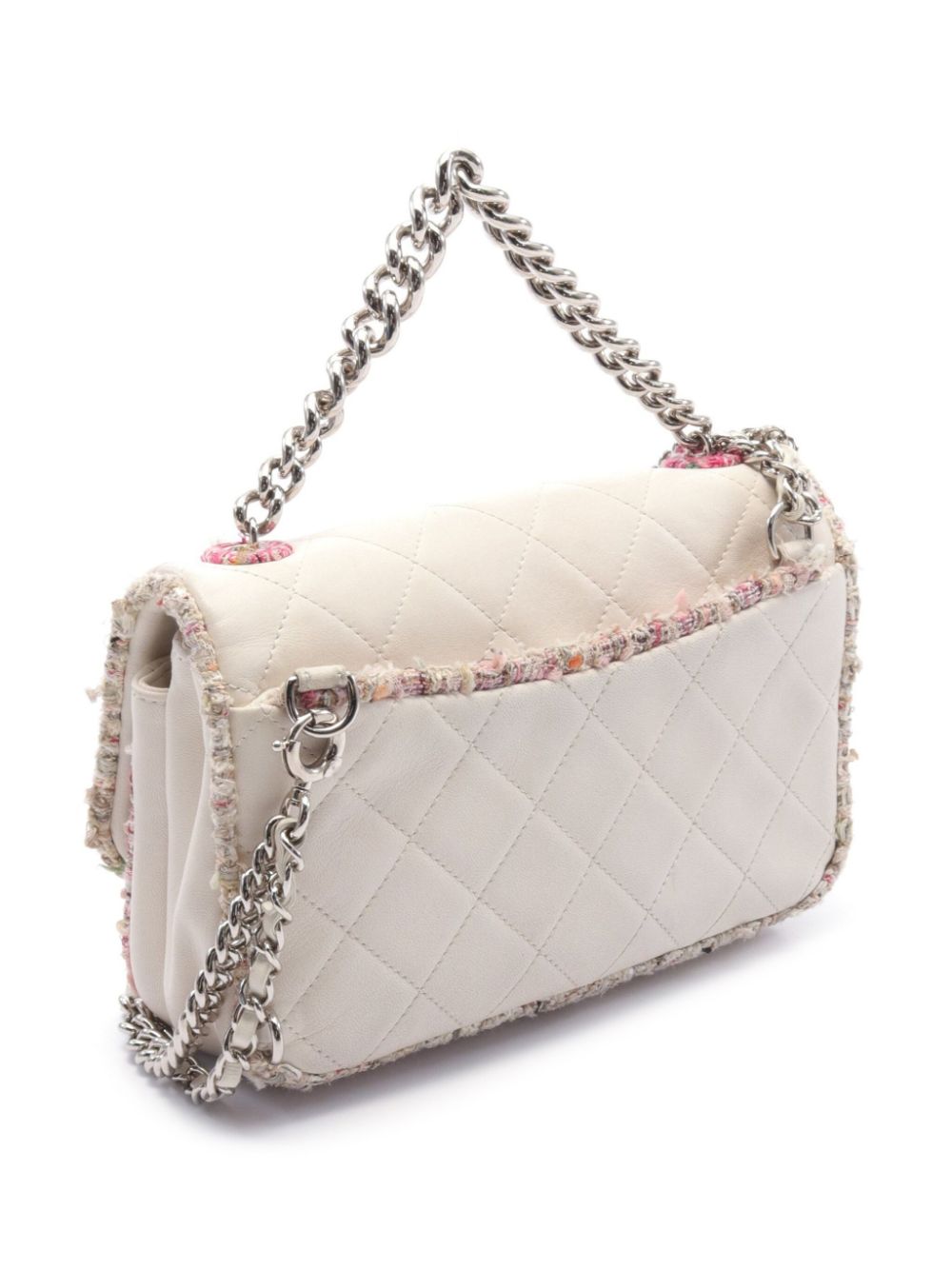 CHANEL Pre-Owned 2019 chain three-way shoulder bag - Beige