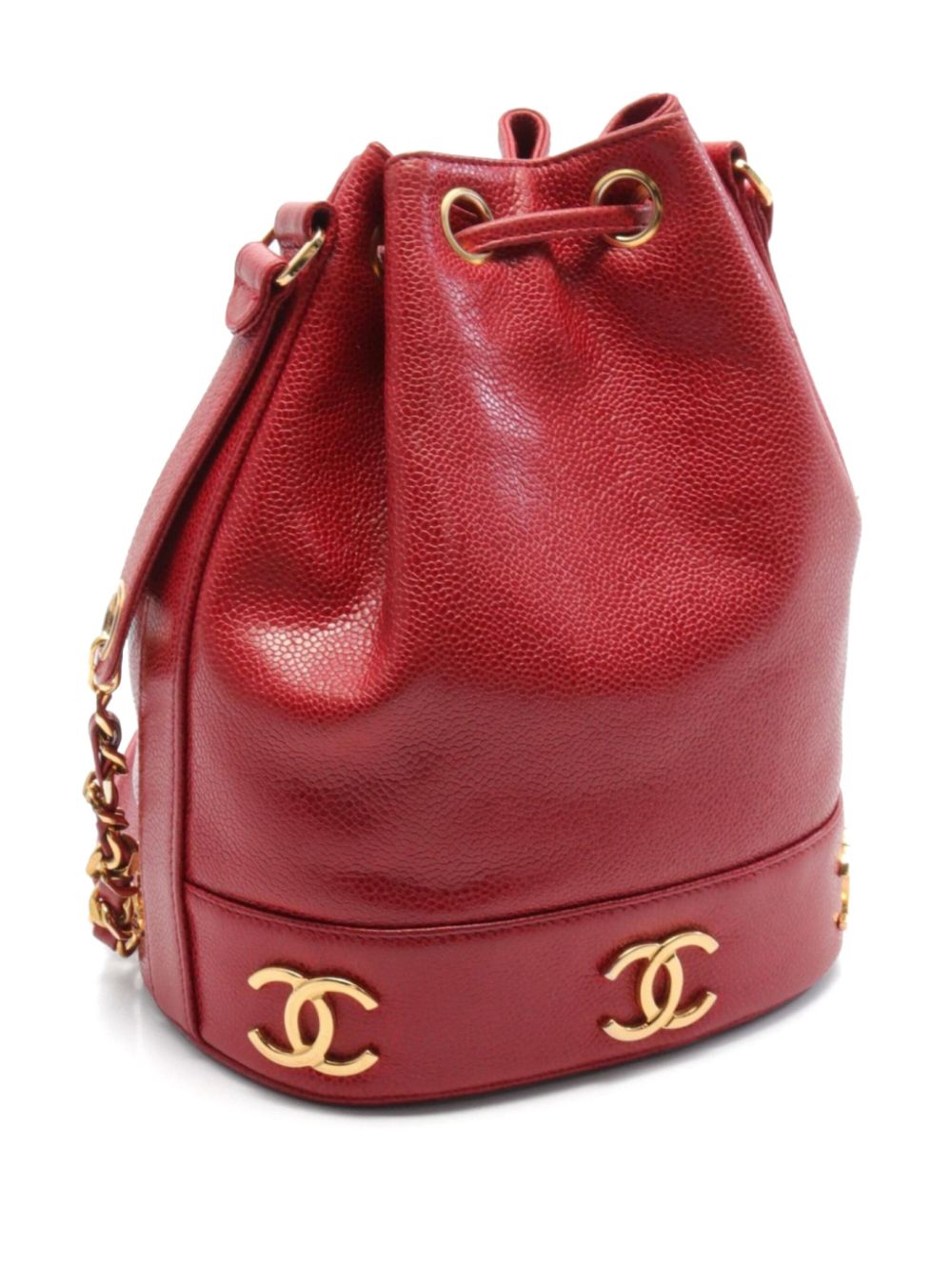 CHANEL Pre-Owned 1994-1996 Triple CC shoulder bag - Rood