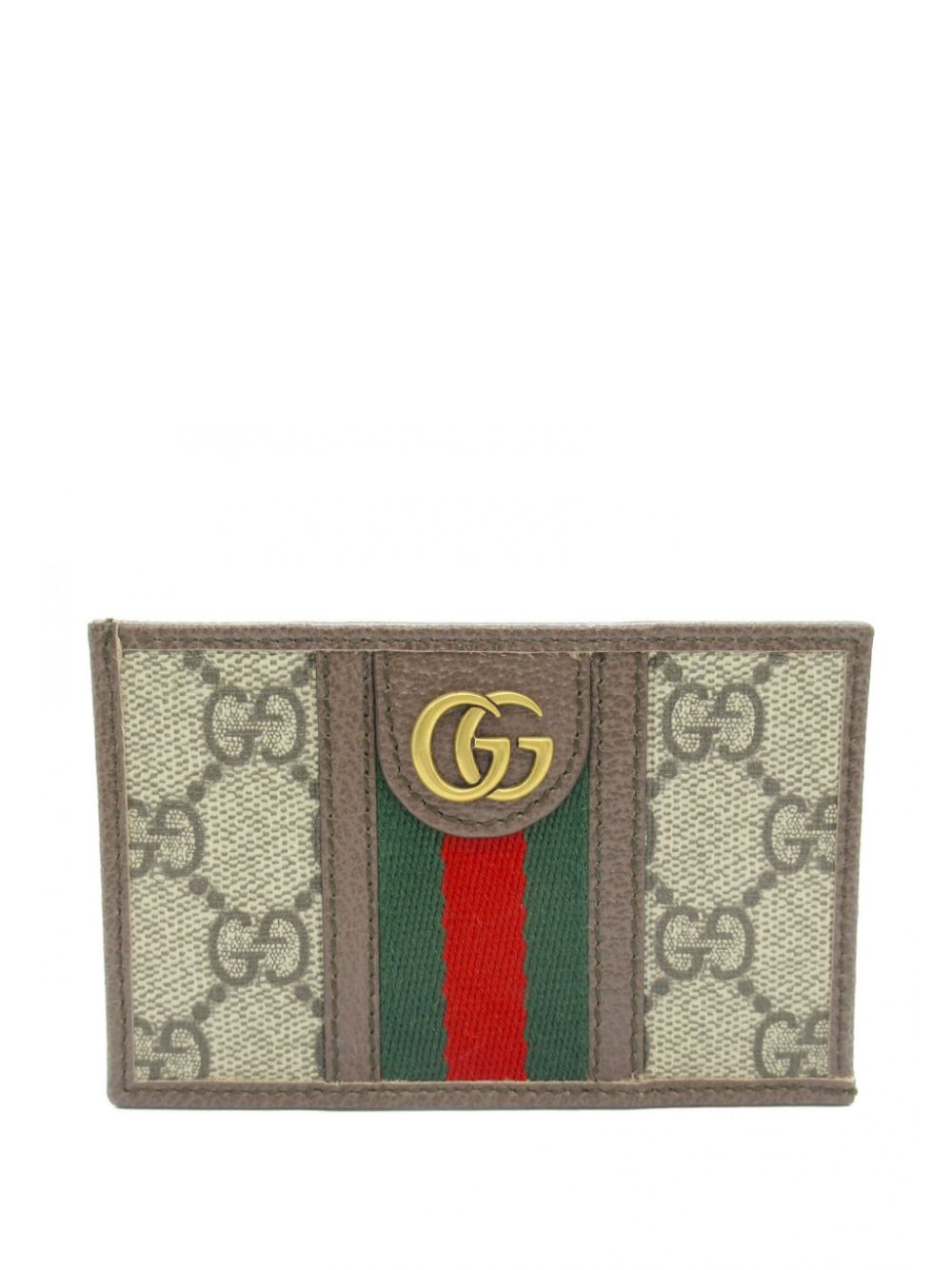 2010s GG Web-stripe card holder