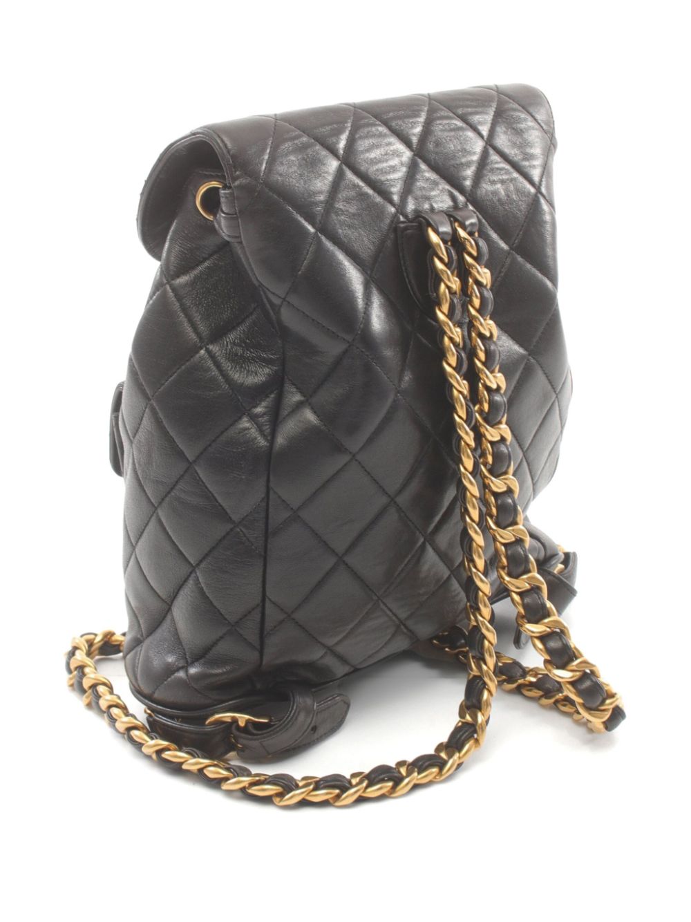 CHANEL Pre-Owned 1996-1997 matelassé backpack - Zwart