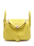 Hermès Pre-Owned 2022 mini Lindy shoulder bag - Yellow