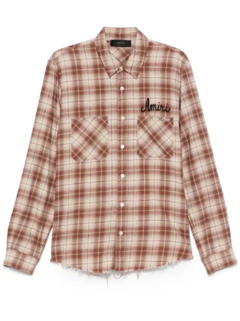 AMIRI Shotgun flannel shirt