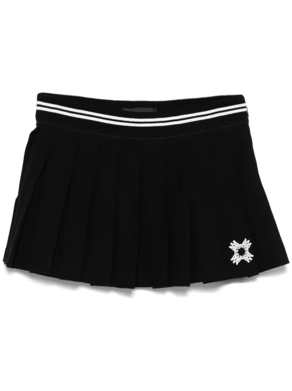 Amiri MA Quad Mini Skirt in Black