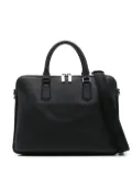 BOSS leather laptop bag - Black