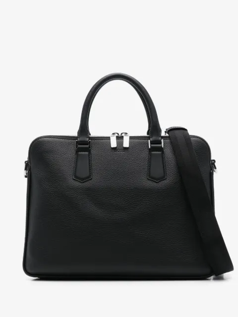 BOSS leather laptop bag