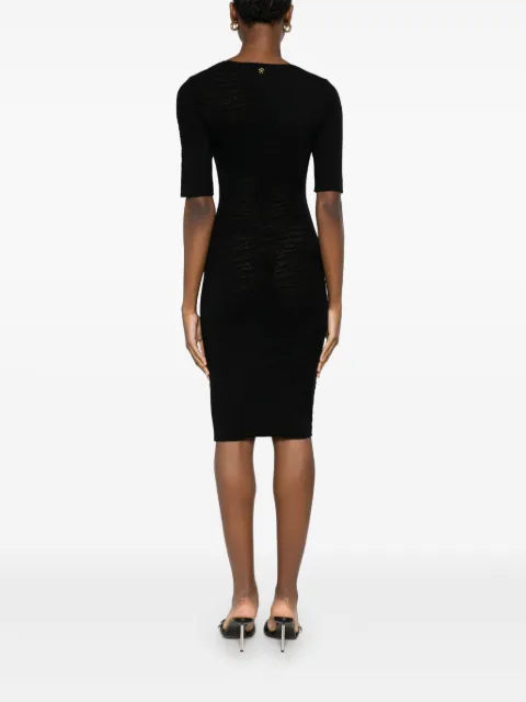 Roberto Cavalli openwork-areas mini dress UKM101MQ014 - 3