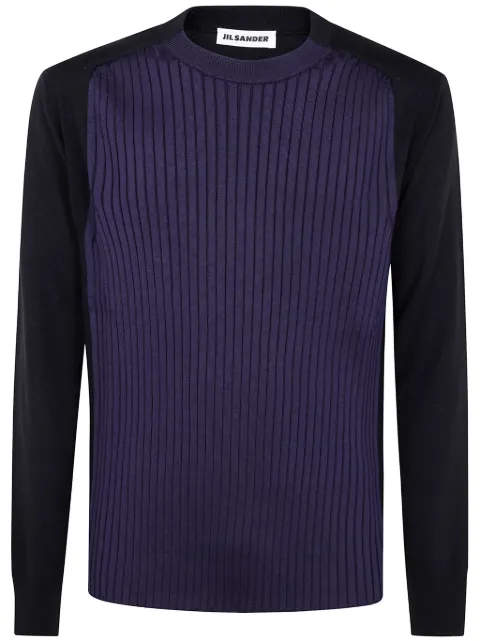 Jil Sander panelled jumper