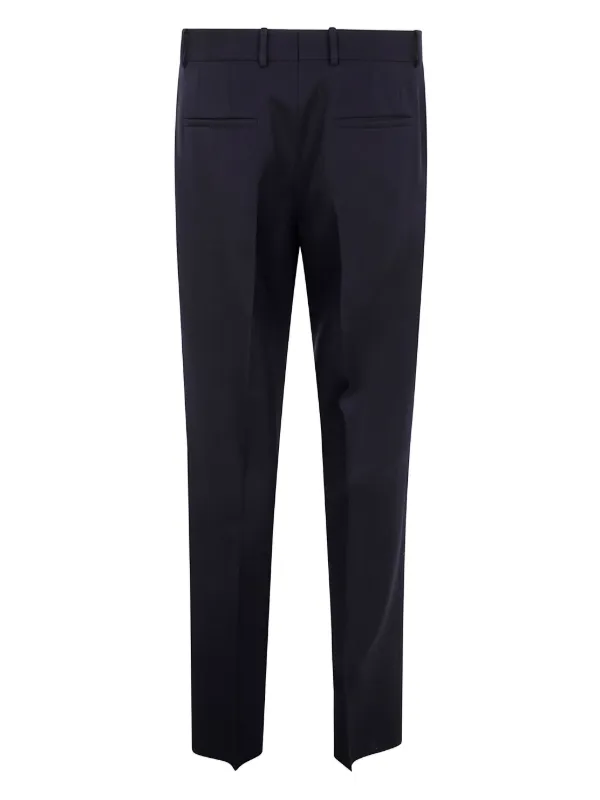 パンツ 2023AW JIL SANDER Wool Gabardine Pants Jil Sander Lightweight Wool Gabardine Trousers | Blue | FARFETCH CA