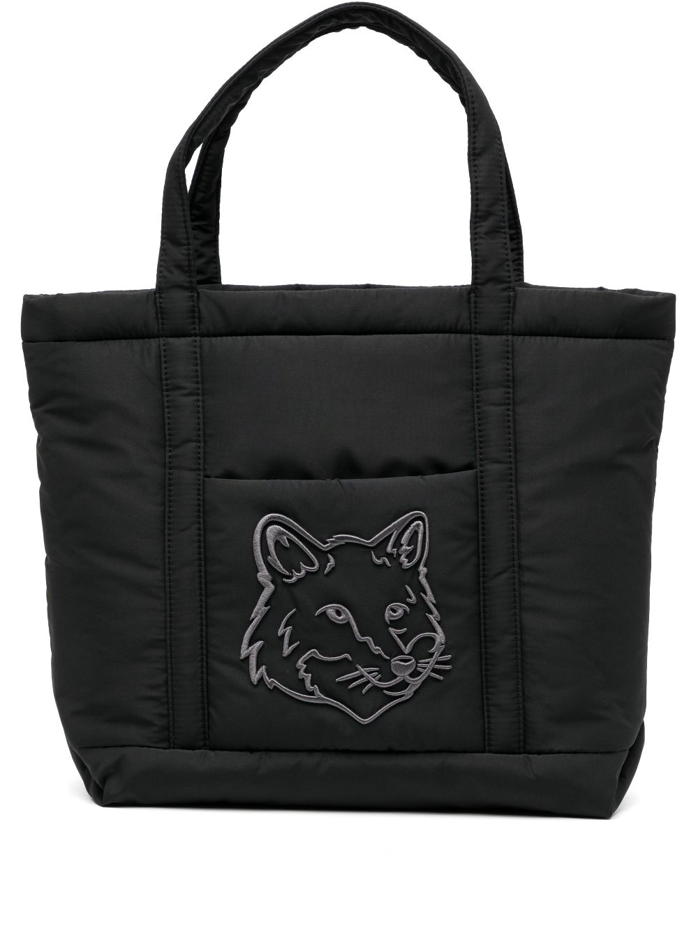 Maison Kitsuné medium Fox-motif tote bag