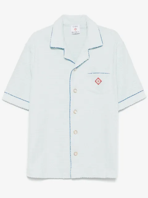 Casablanca chemise à patch logo