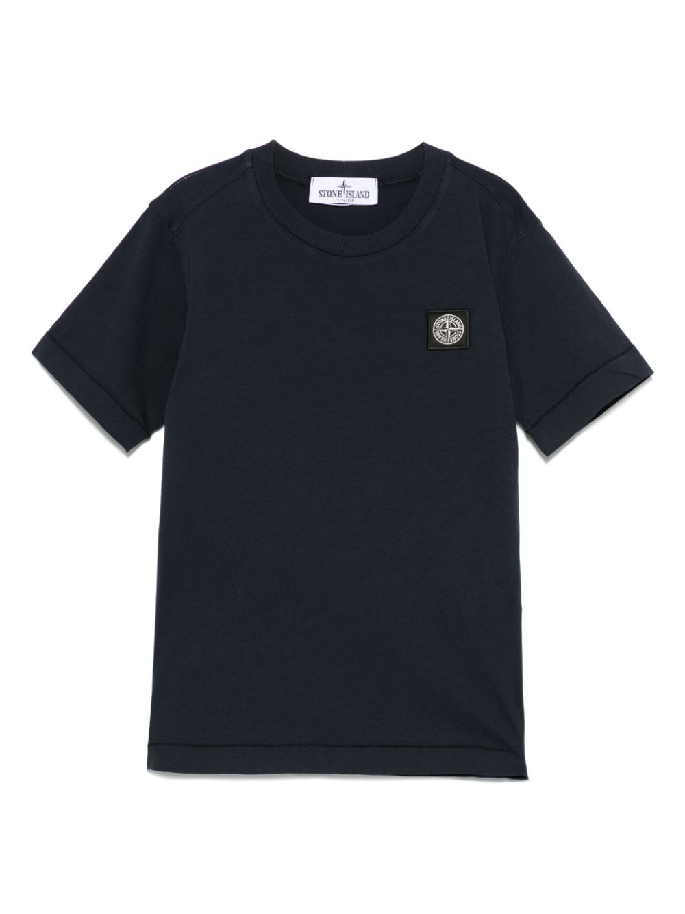 Stone Island Junior logo-patch T-shirt - Blue