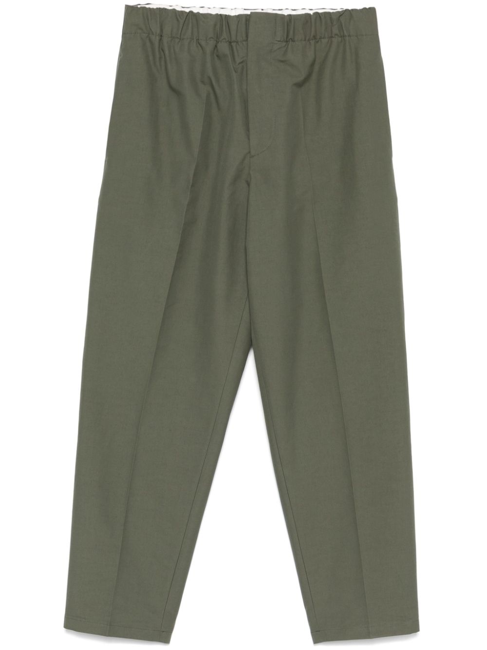 Jil Sander tapered trousers Groen