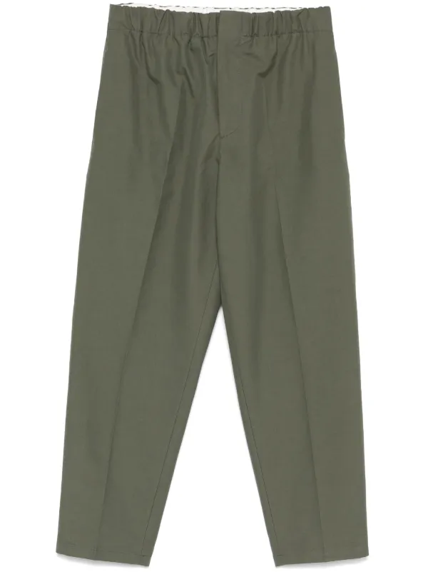 Jil Sander テーパードパンツ | グリーン | FARFETCH JP