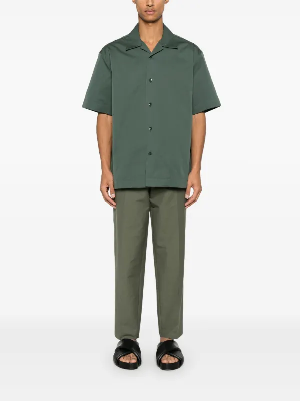 Jil Sander テーパードパンツ | グリーン | FARFETCH JP