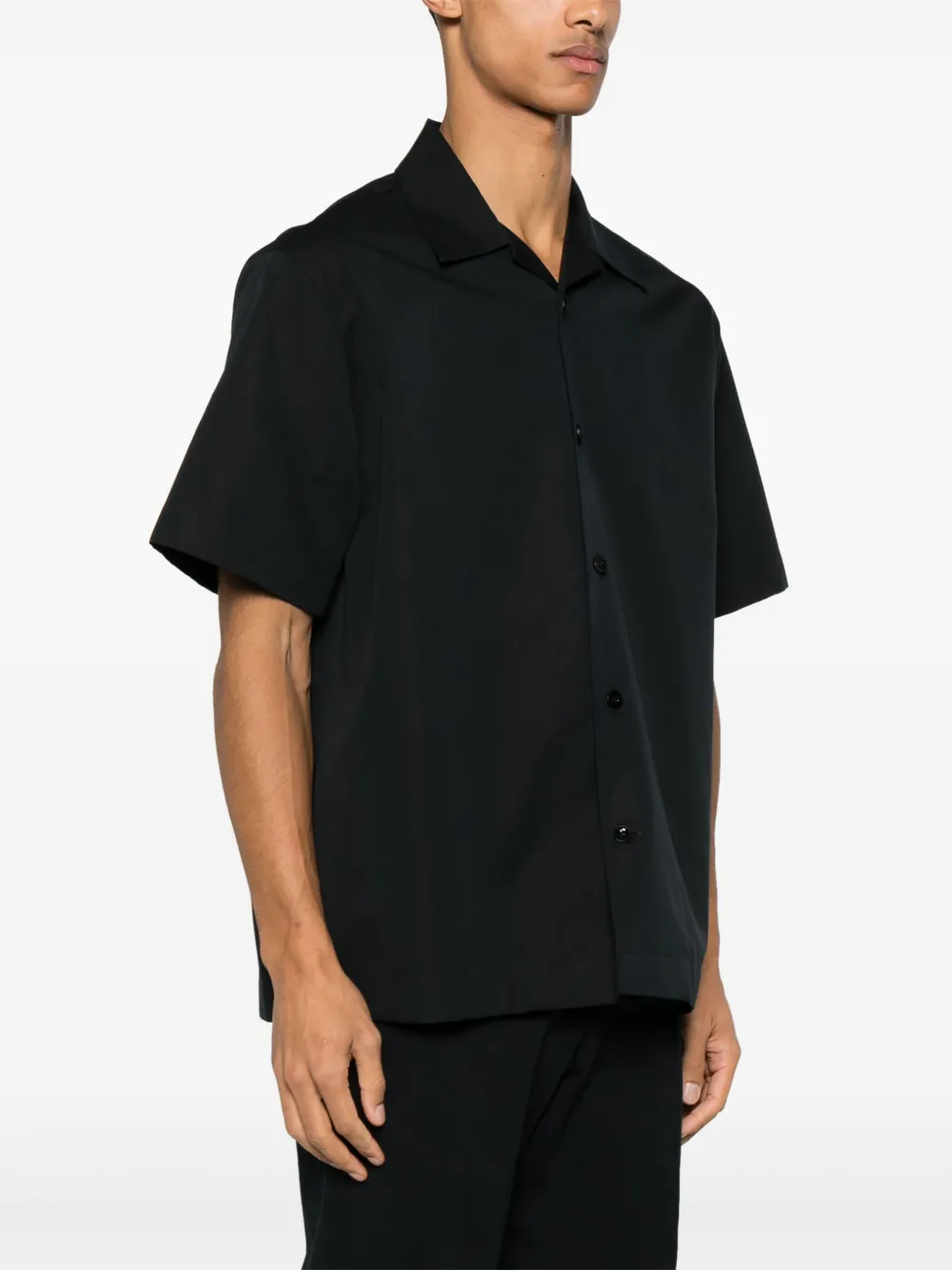 Jil Sander Popeline overhemd Zwart