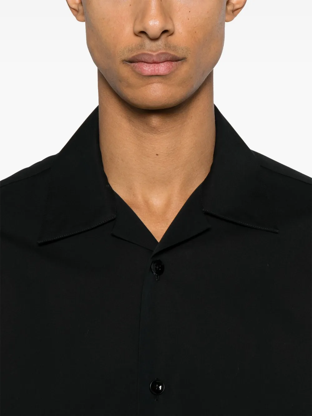 Jil Sander Popeline overhemd Zwart