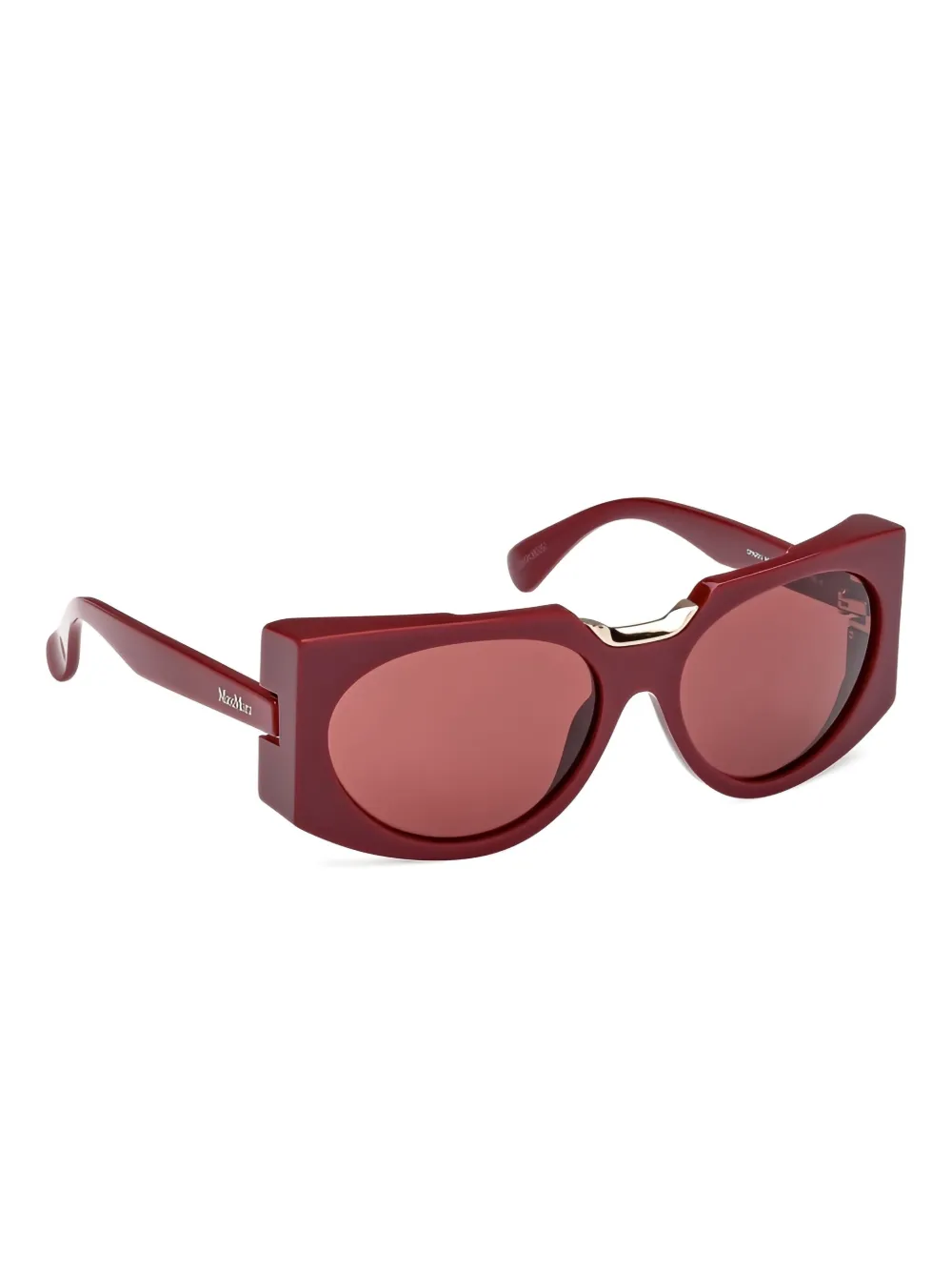 Max Mara Eyewear geometric-frame sunglasses Rood
