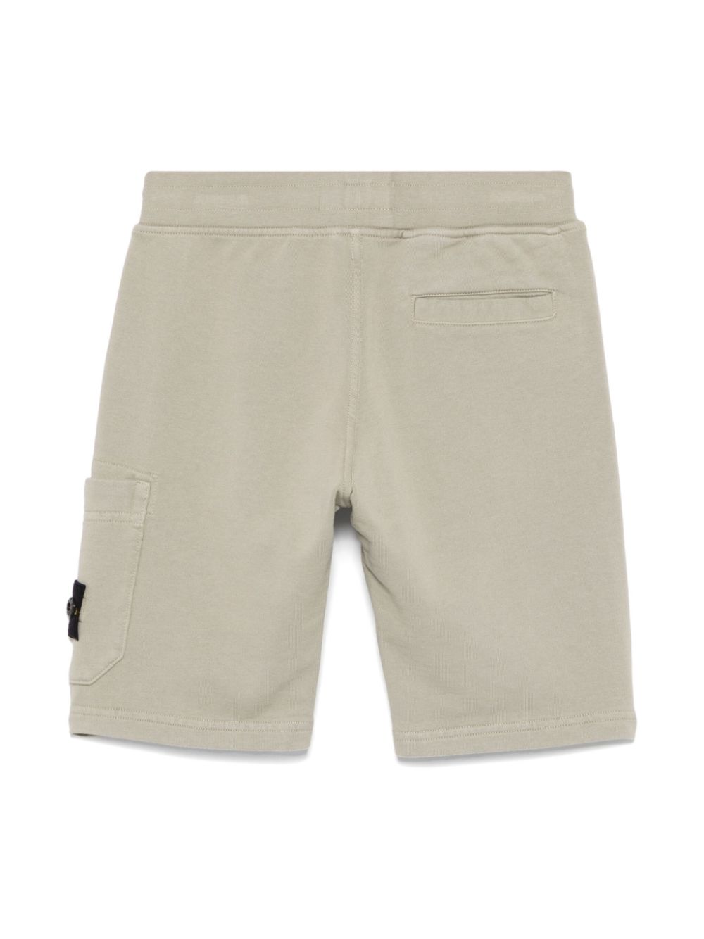 Stone Island Junior Compass-badge shorts - Groen