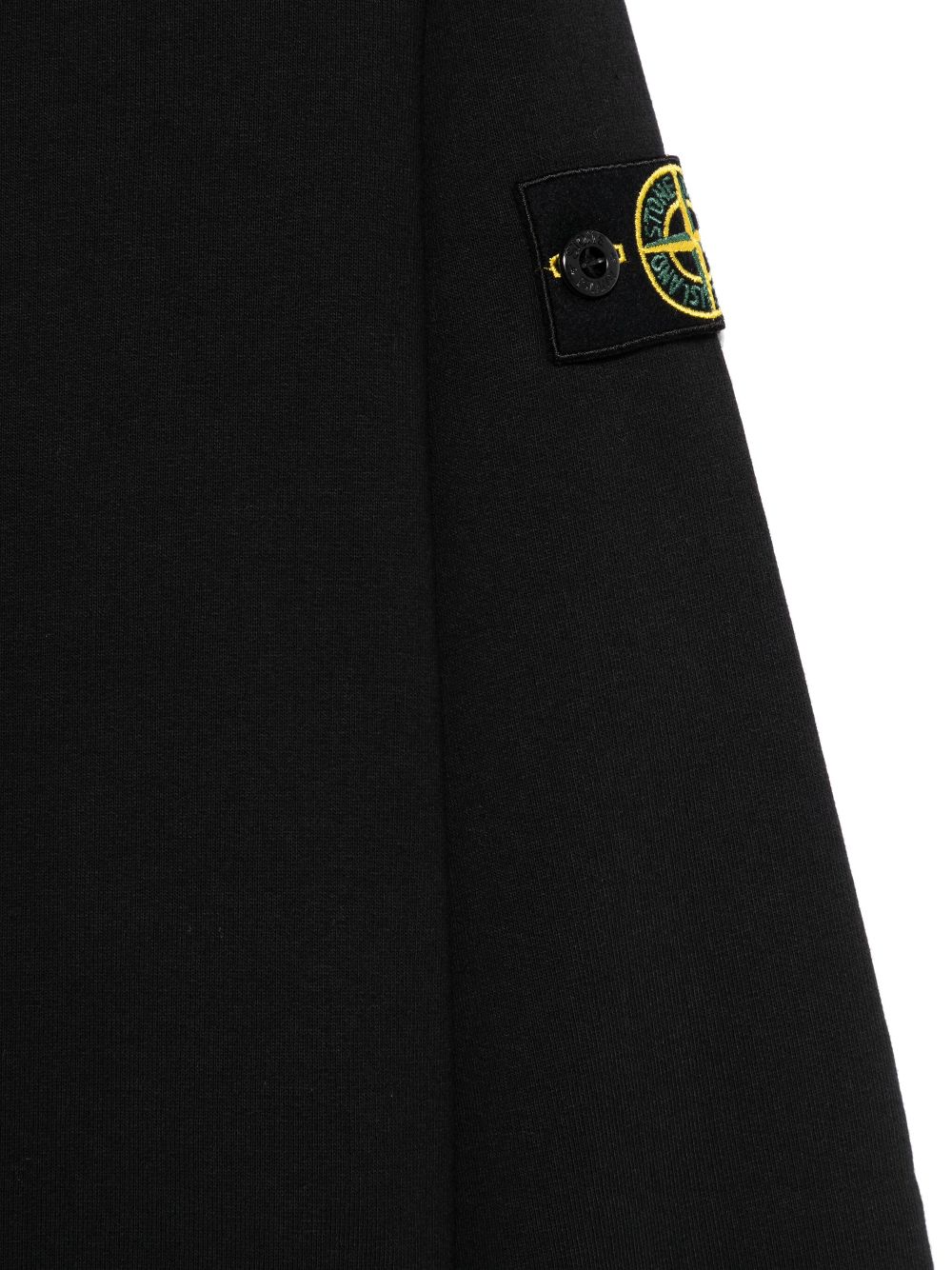 Stone Island Junior Compass-badge sweatshirt Zwart