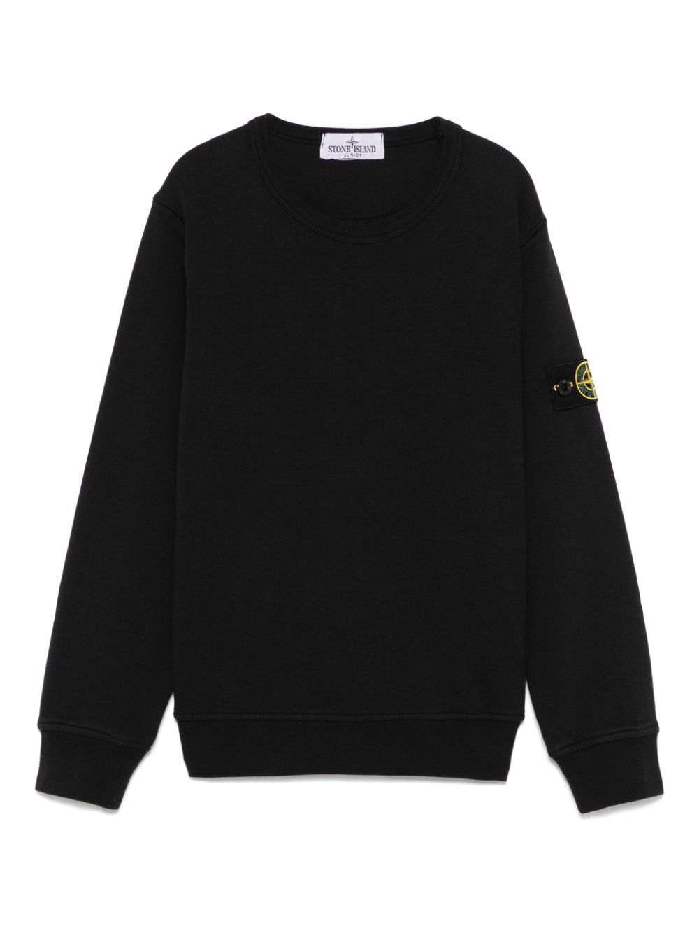 Stone Island Junior Compass-badge sweatshirt Zwart