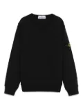 Stone Island Junior Compass-badge sweatshirt - Black