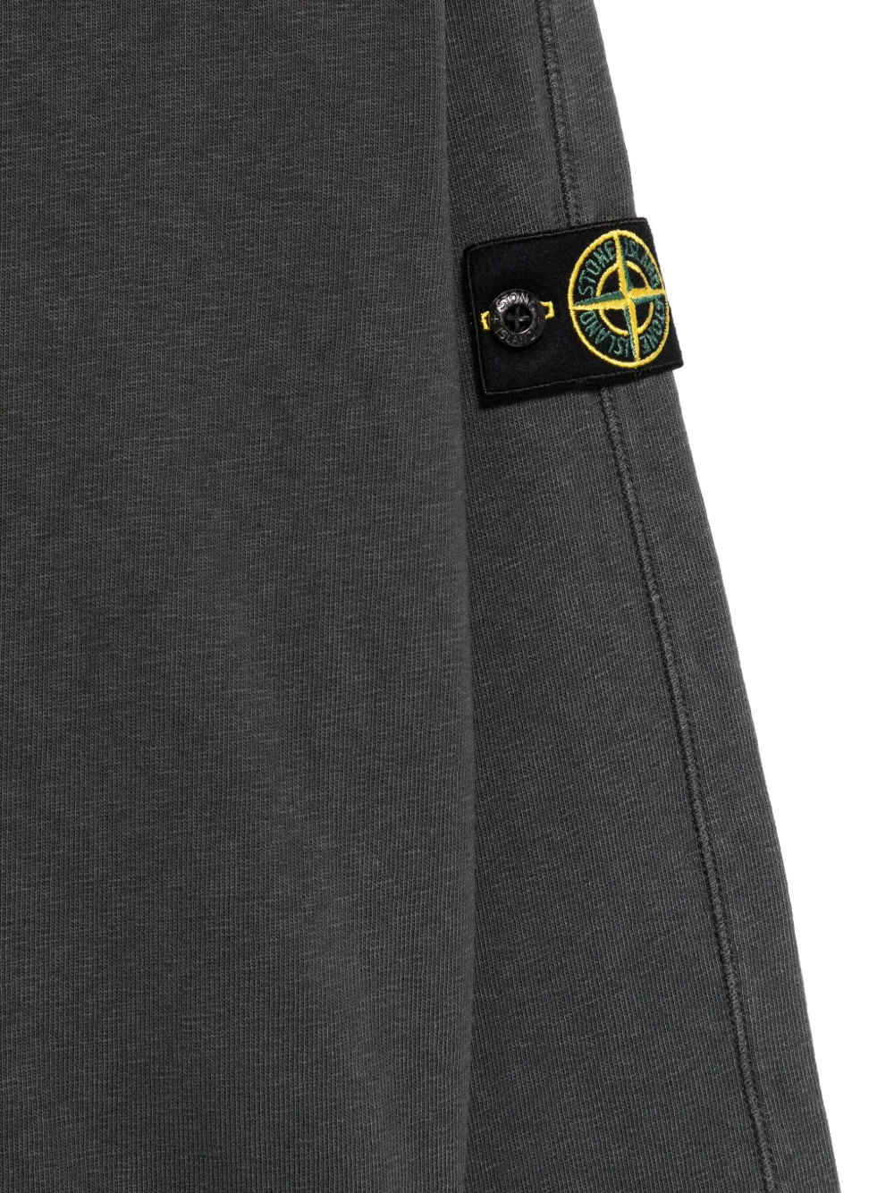 Stone Island Junior Hoodie met Compass-logopatch Grijs