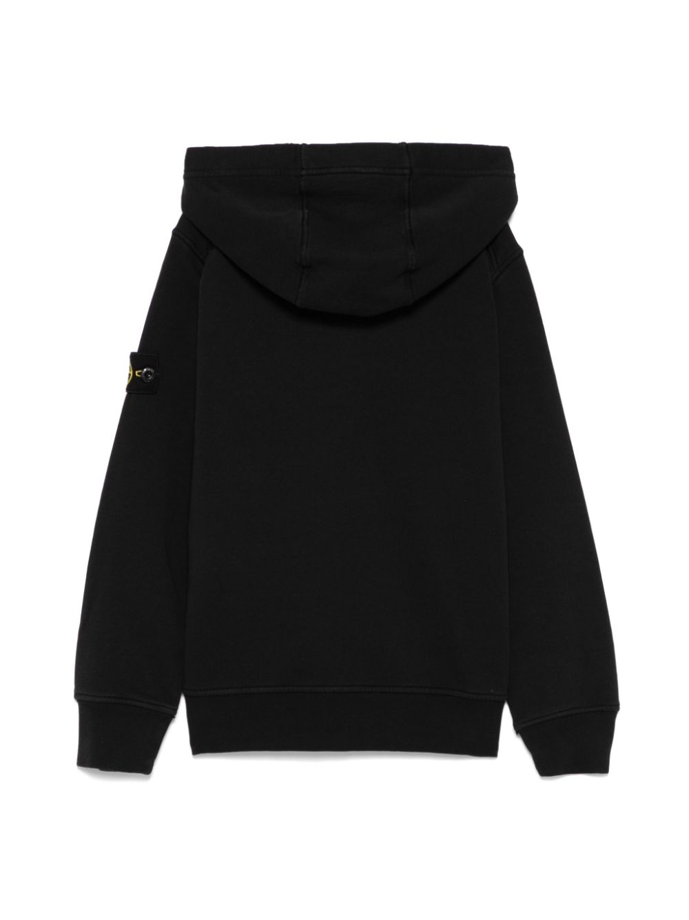 Stone Island Junior Compass-badge hoodie - Zwart