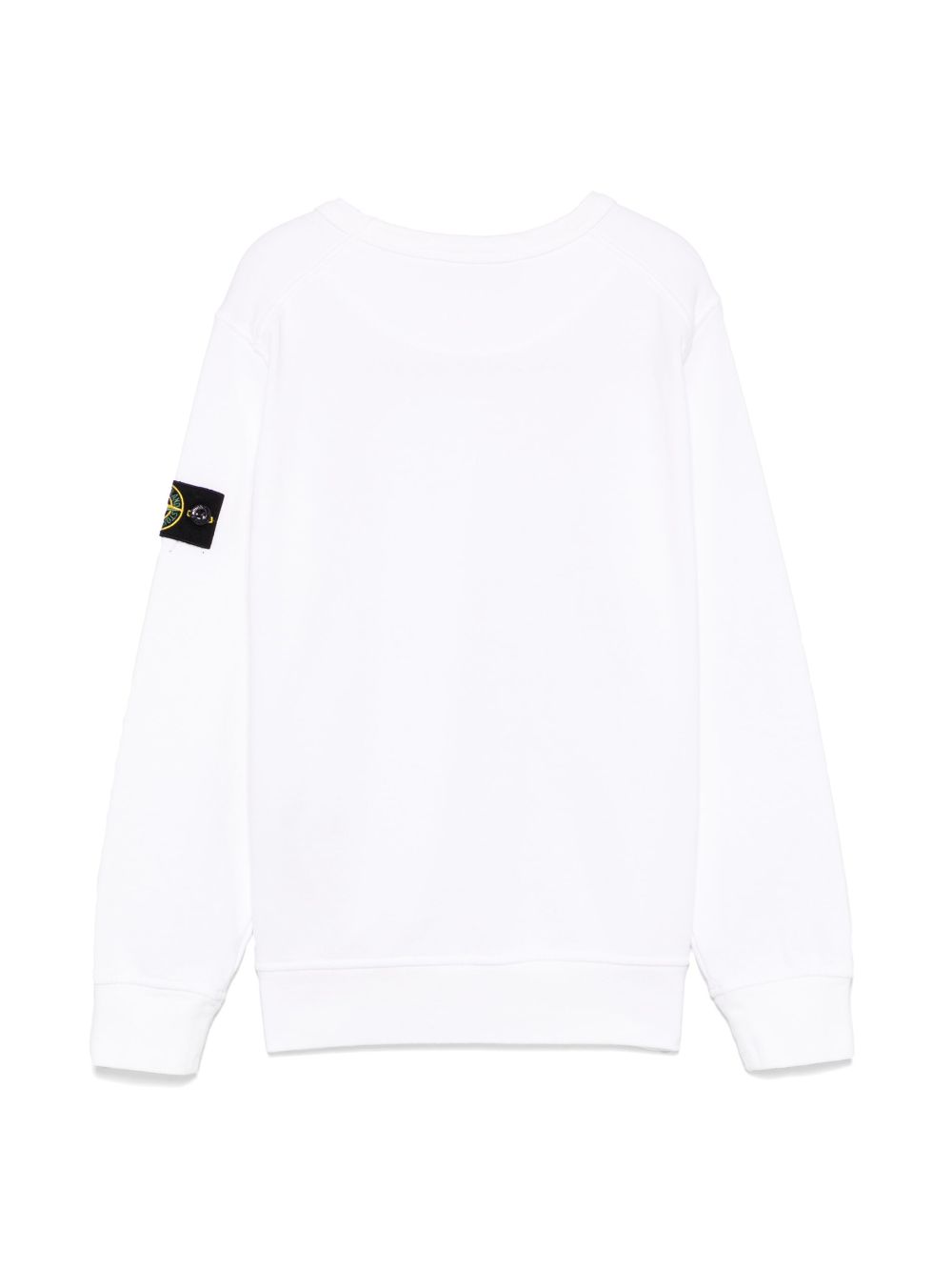 Stone Island Junior compass-badge sweatshirt - White