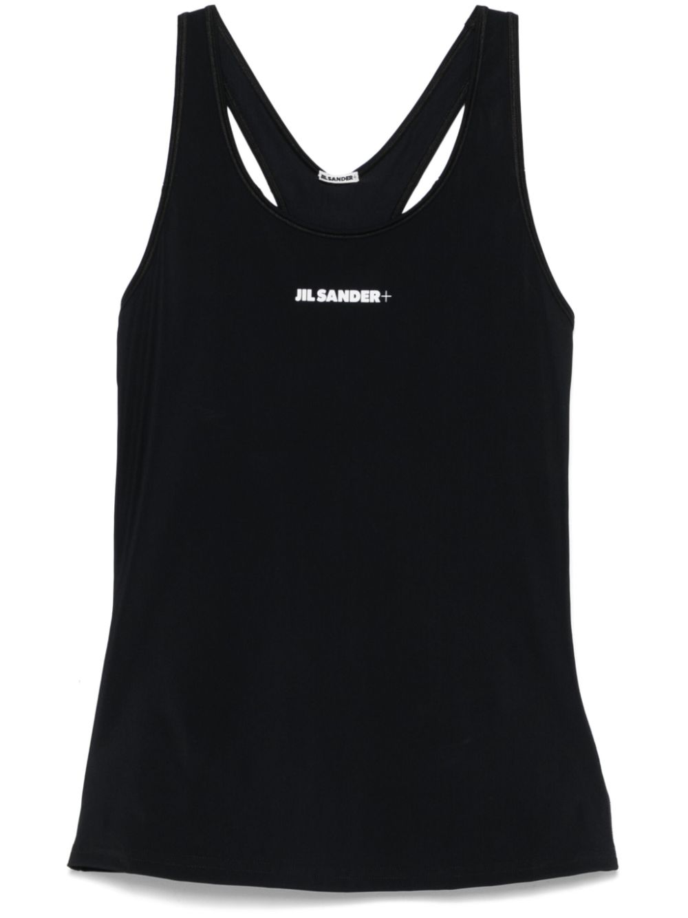 Jil Sander technicalb jersey tank top - Black