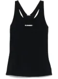 Jil Sander technicalb jersey tank top - Black