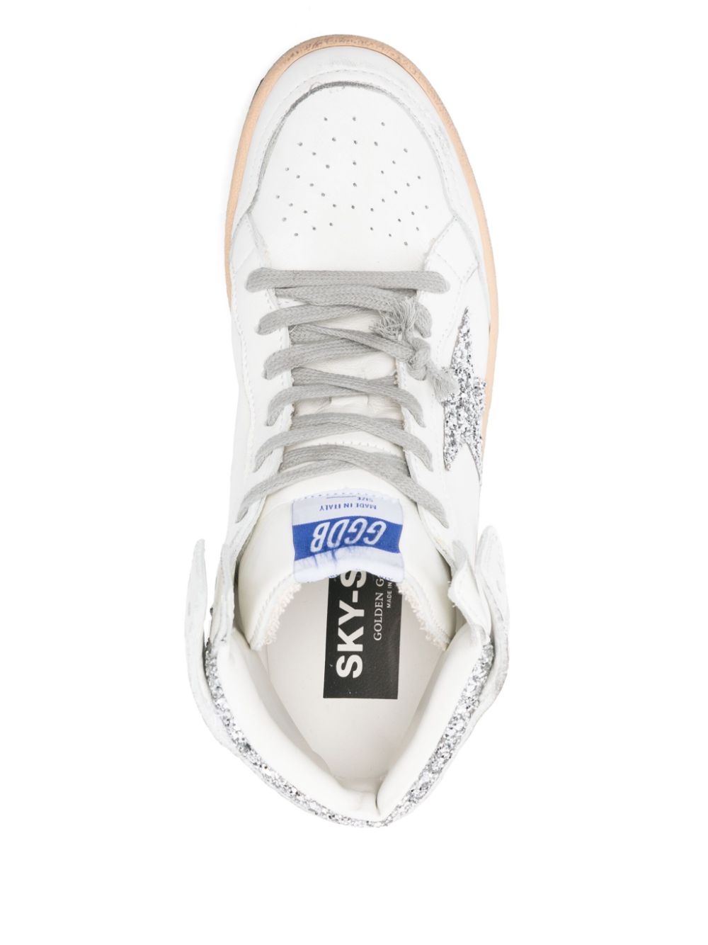 Golden Goose glitter-detailed sneakers White